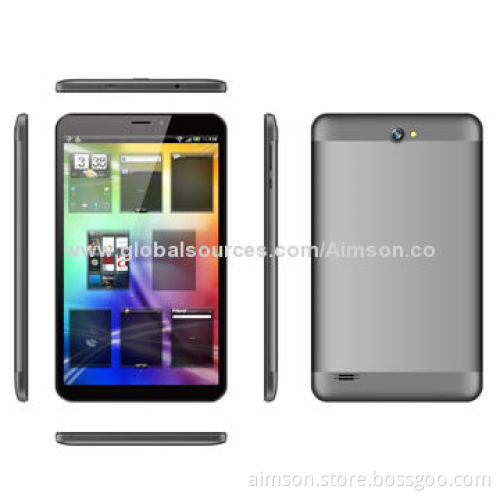 8.1-inch 3G Tablet Phones, Quad-core, 1GB/8GB, Built-in Wi-Fi/BT/GPS/FM, Support GSM/WCDMA